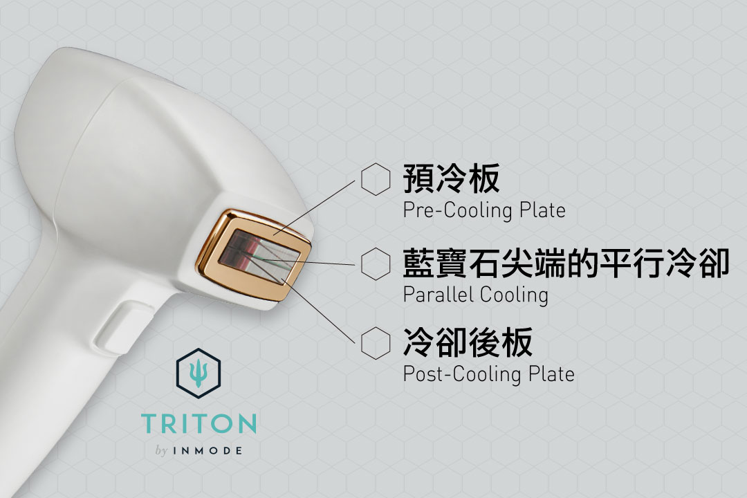 TRITON海神除毛雷射3P散熱冷卻技術